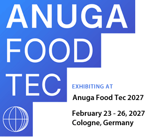 Anuga Food Tec 2027 graphic for event in Cologne, Germany from February 23 - 26, 2027.