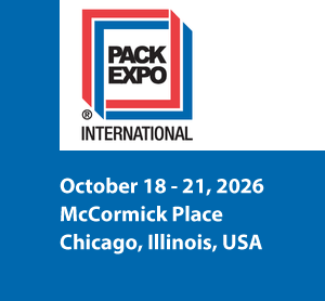 Pack Expo International graphic for Pack Expo Conference in Chicago, Illinois October 18 - 21, 2026 at McCormick Place.